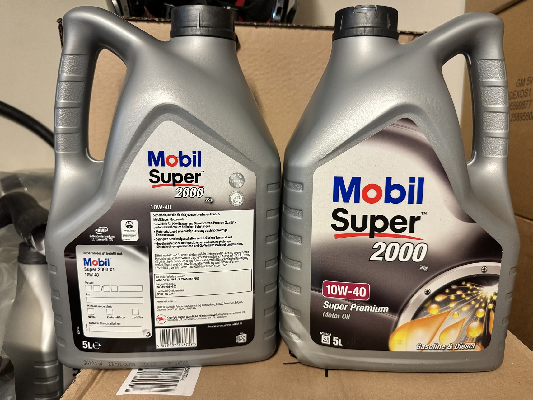 Λαδια 10W-40 5 λιτρα MOBIL SUPER 2000 SUPER PREMIUM MO150563 M-SUP2000X1